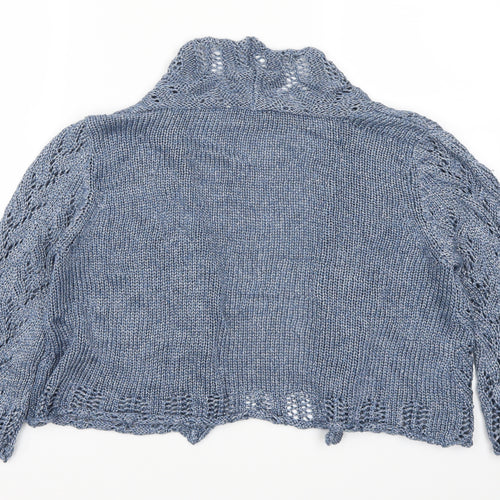 BHS Womens Blue   Cardigan Jumper Size 16
