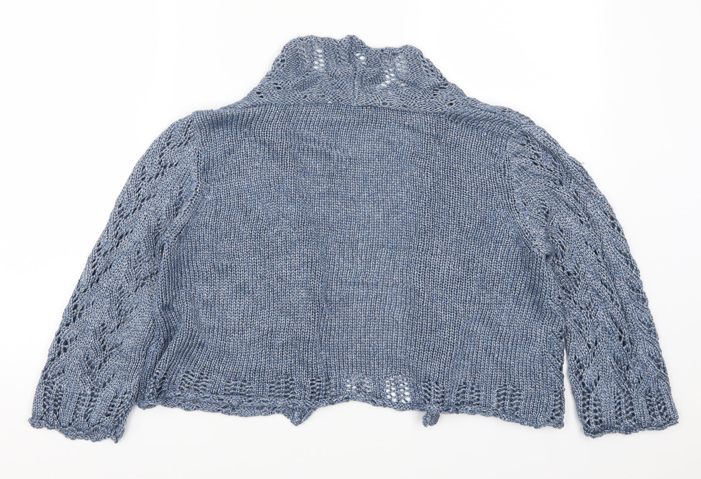 BHS Womens Blue   Cardigan Jumper Size 16