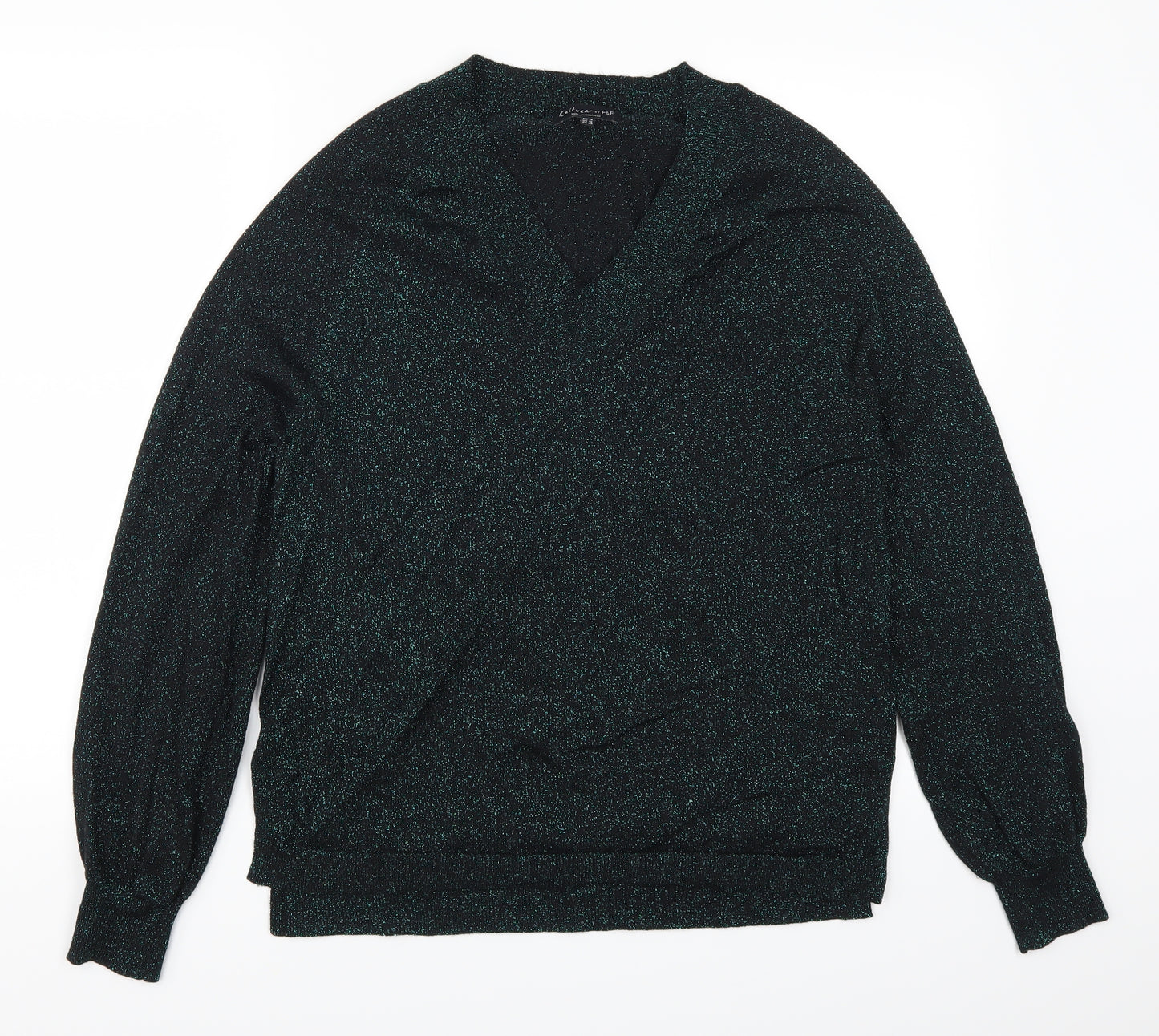 F&F Womens Green   Pullover Jumper Size 14