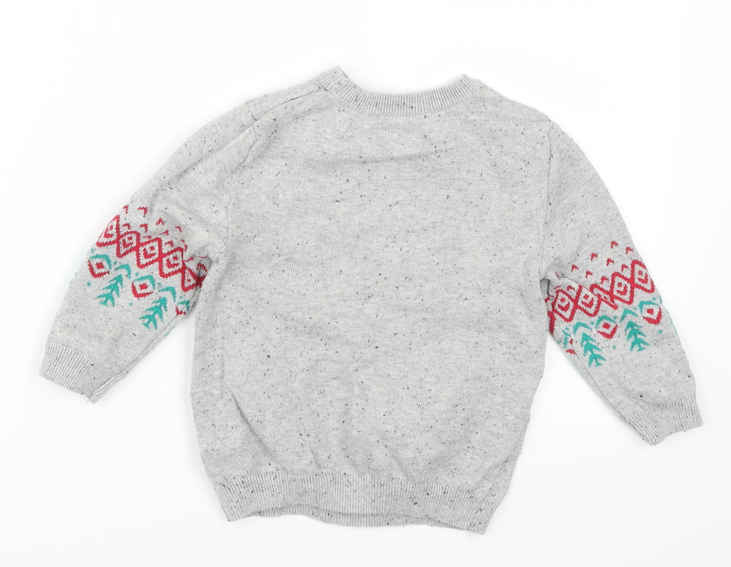 George Boys Gold   Pullover Jumper Size 18-24 Months  - Santa In Car