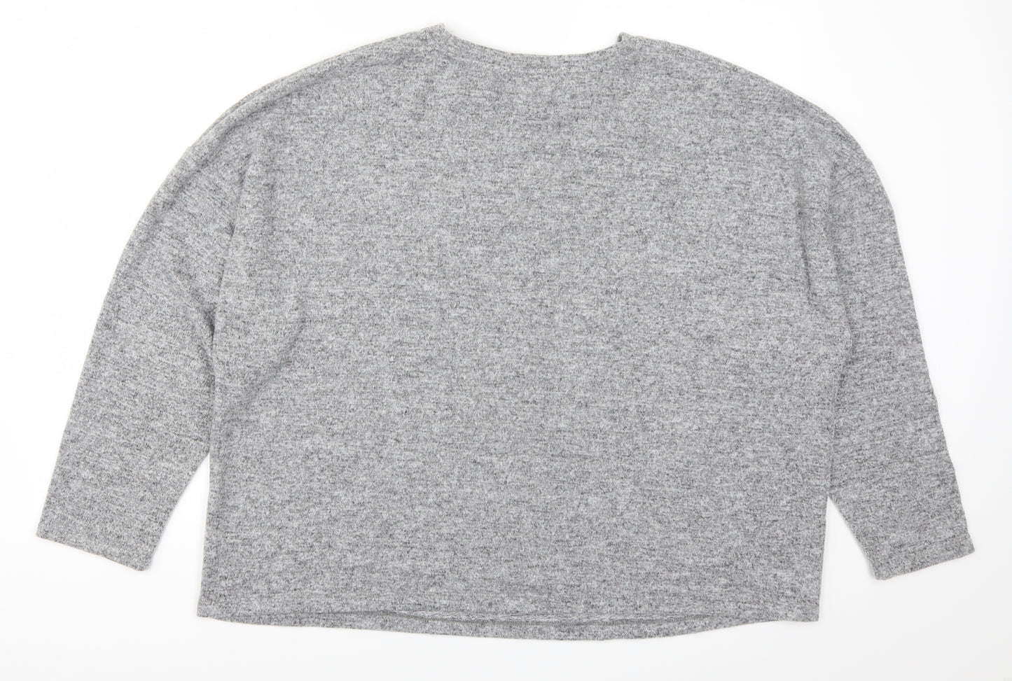 Evans Womens Grey   Pullover Jumper Size 22