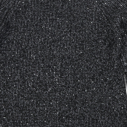 Nutmeg Womens Grey   Pullover Jumper Size 8