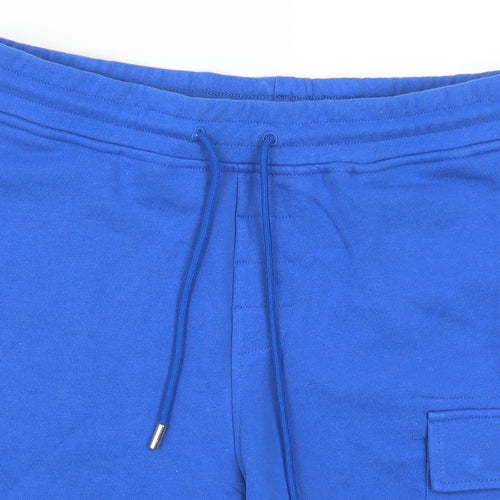 CP Company Mens Blue   Sweat Shorts Size M