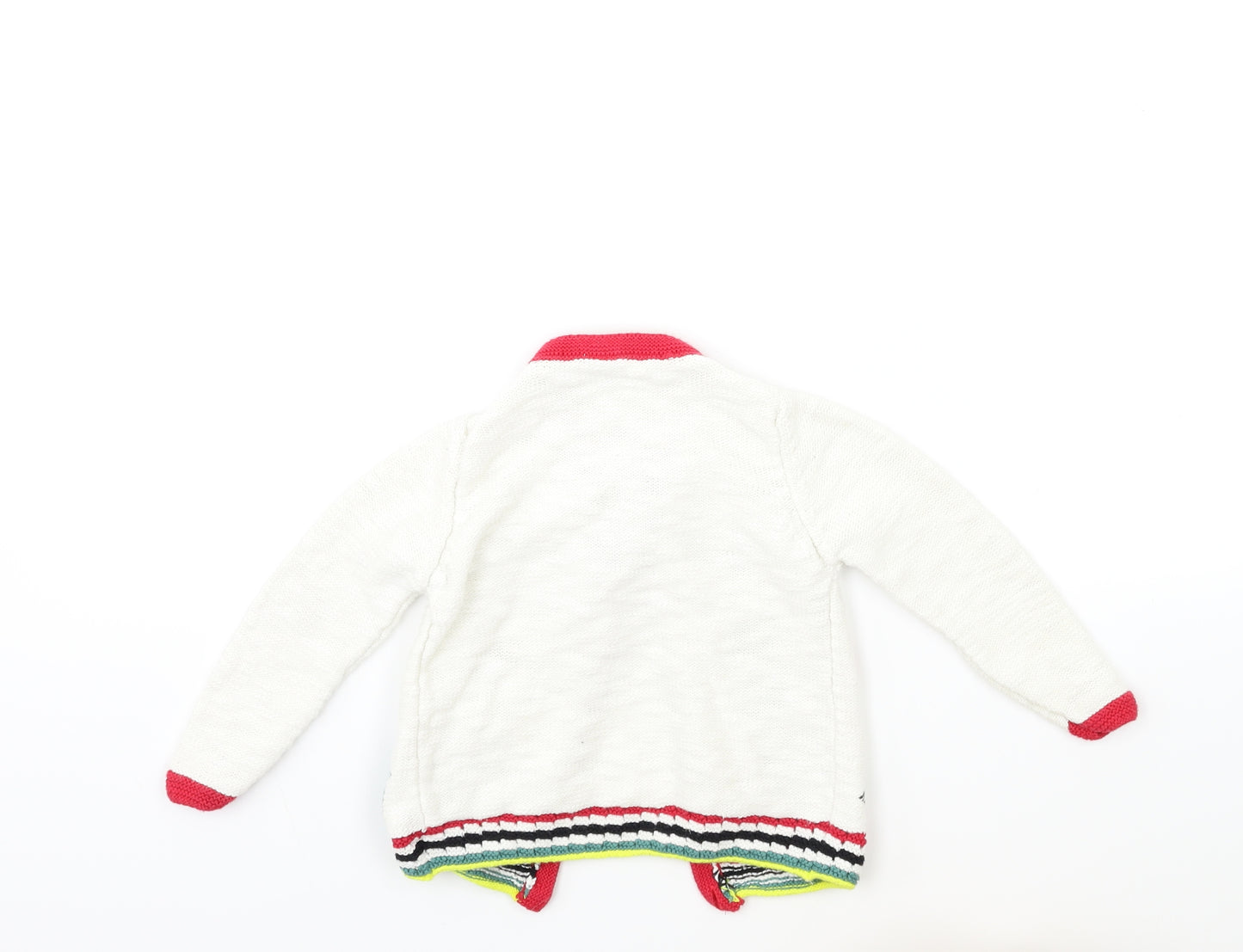 TU Baby White  Knit Cardigan Jumper Size 12-18 Months