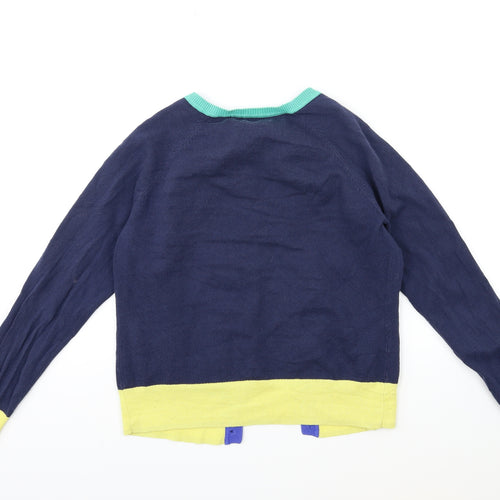 Bass Womens Blue  Knit Cardigan Jumper Size XS