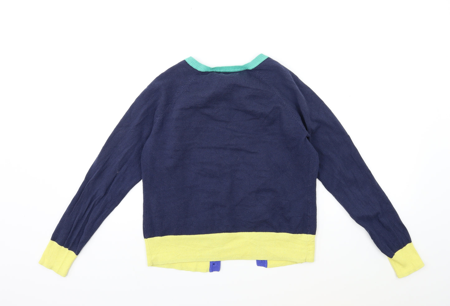 Bass Womens Blue  Knit Cardigan Jumper Size XS