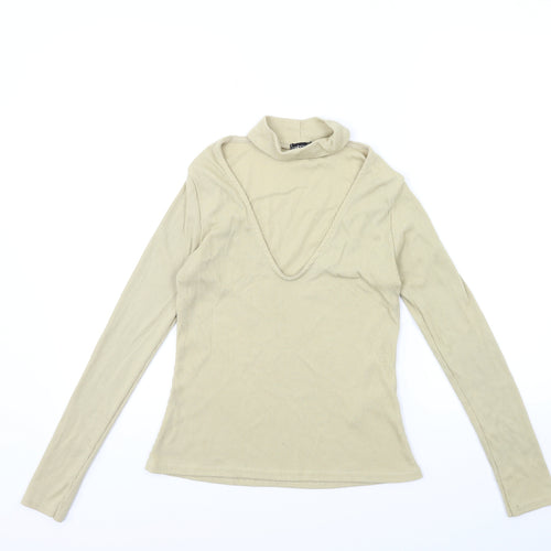 Boohoo Womens Green   Pullover Jumper Size 8