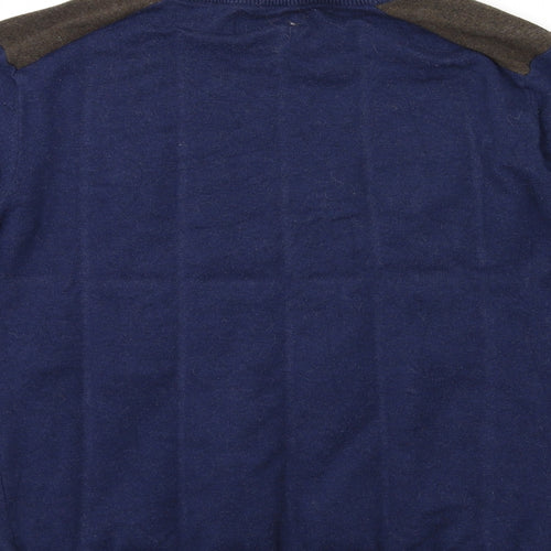 NEXT Mens Blue  Knit Pullover Jumper Size S