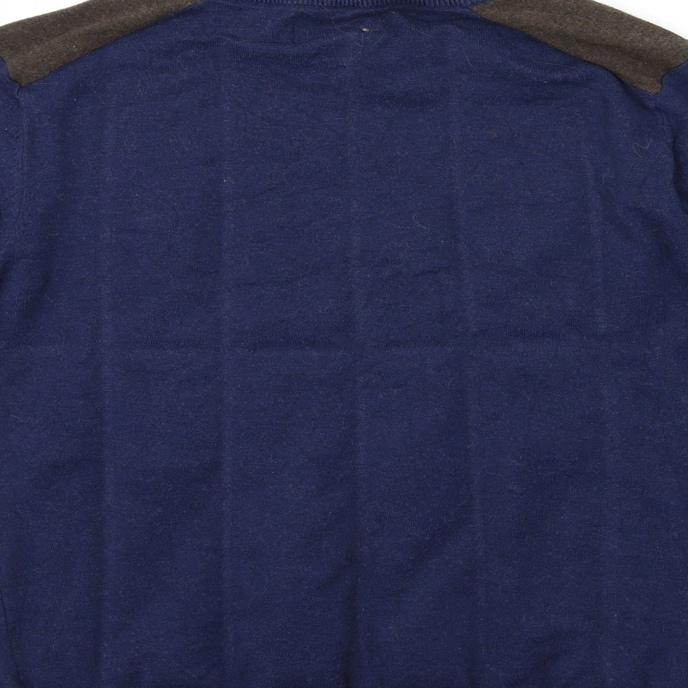 NEXT Mens Blue  Knit Pullover Jumper Size S