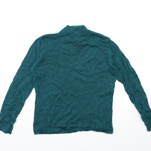 Bonmarché Womens Green  Knit Pullover Jumper Size XS