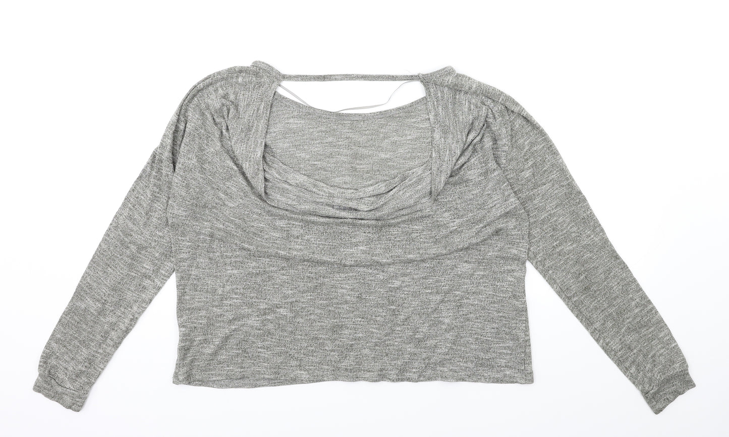 Atmophere Womens Grey   Pullover Jumper Size 14  - Scoop Back