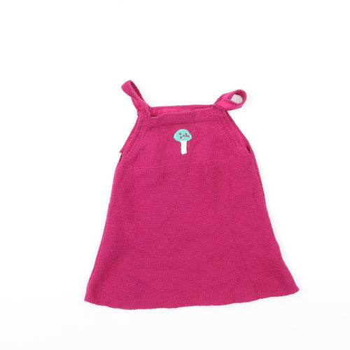 NEXT Baby Pink  Knit Jumper Dress  Size 6-9 Months