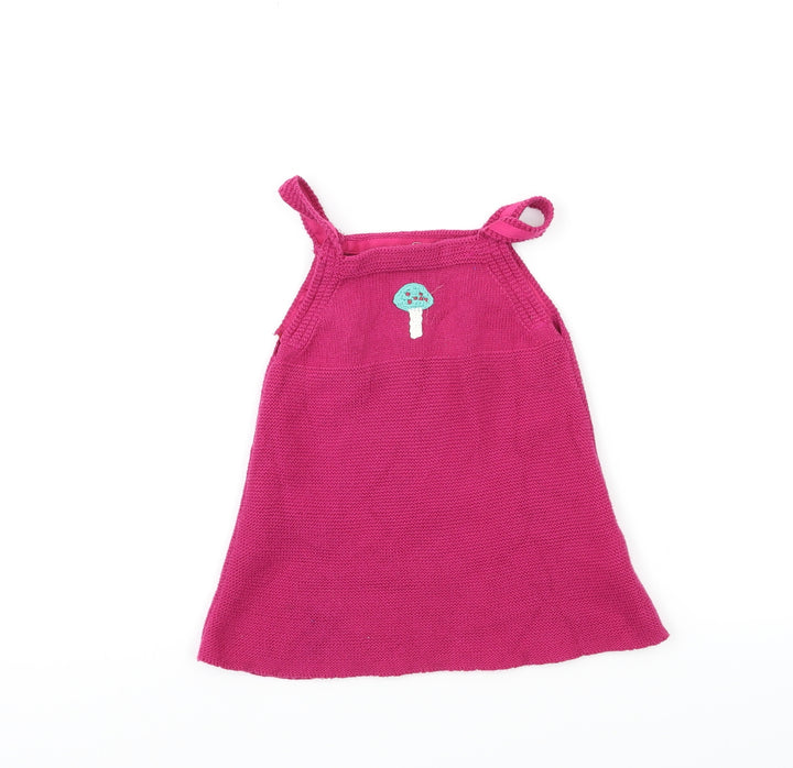 NEXT Baby Pink Knit Jumper Dress Size 6-9 Months
