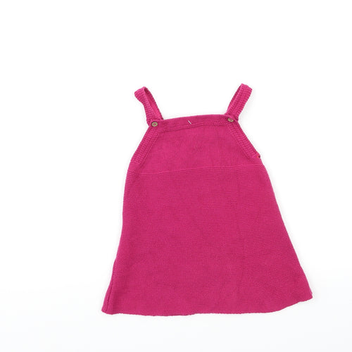NEXT Baby Pink  Knit Jumper Dress  Size 6-9 Months