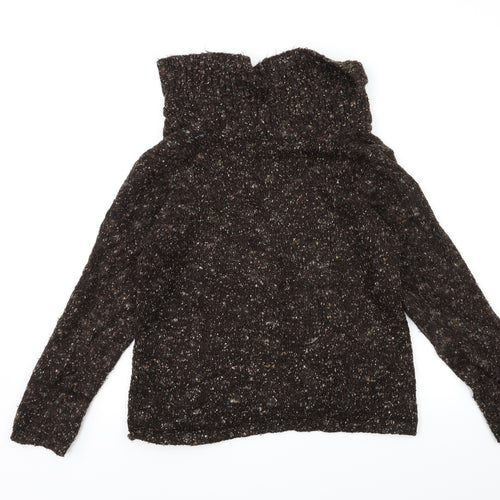 BHS Womens Brown  Knit Cardigan Jumper Size 12
