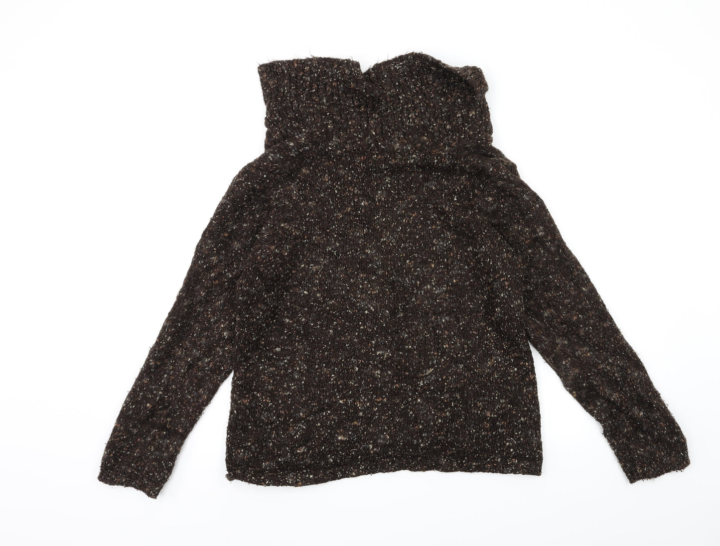 BHS Womens Brown  Knit Cardigan Jumper Size 12