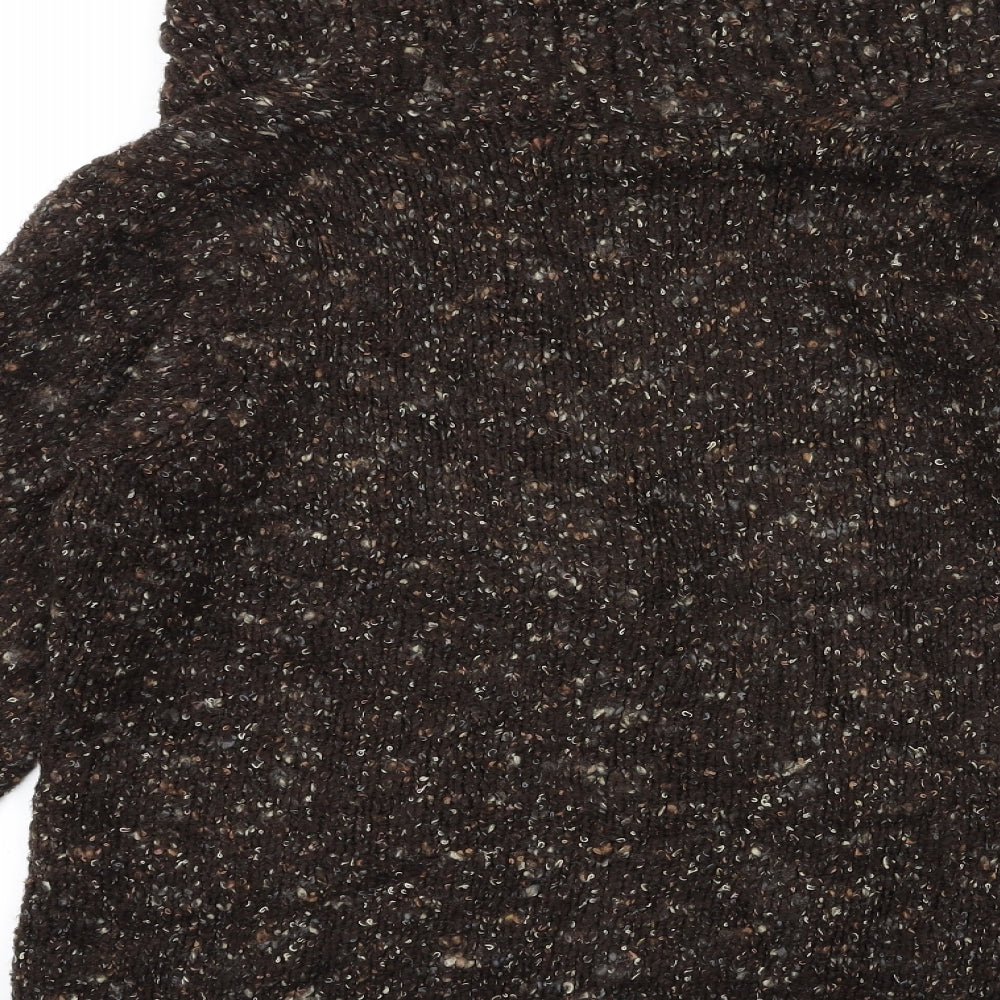 BHS Womens Brown  Knit Cardigan Jumper Size 12