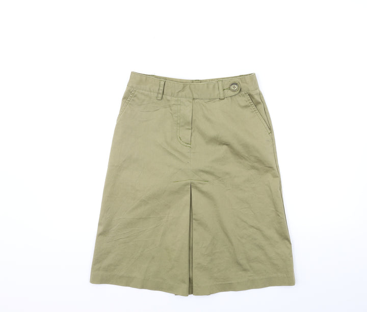 Vanezza regazza Womens Green A-Line Skirt Size 26 in