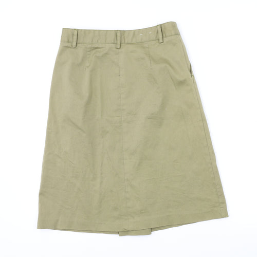 Vanezza regazza Womens Green   A-Line Skirt Size 26 in
