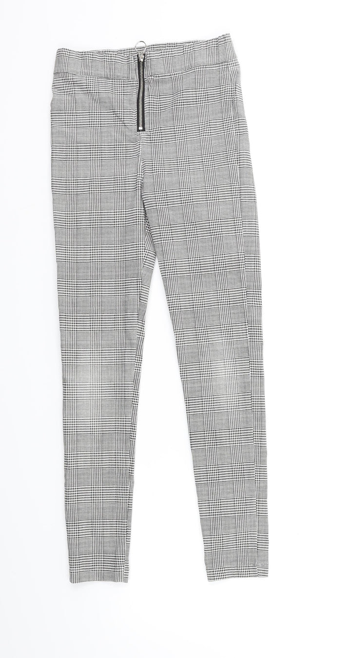 New Look Girls Black Check  Snow Pants Trousers Size 11 Years