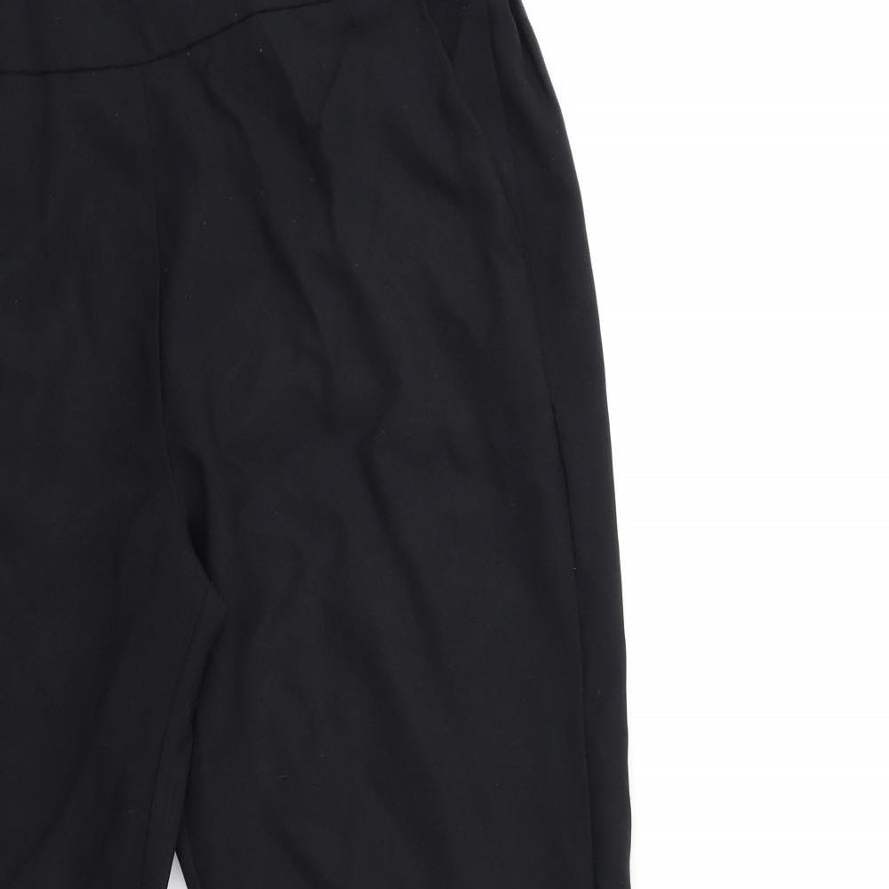 Preworn Womens Black   Trousers  Size 10 L26 in