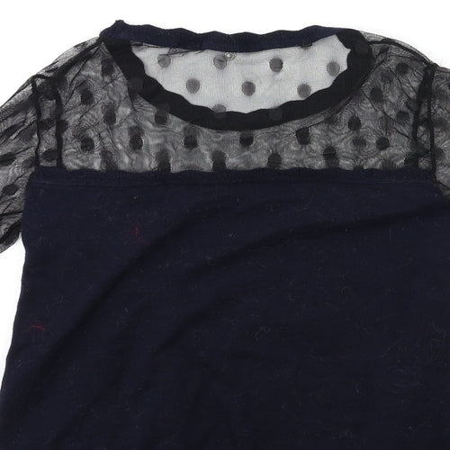 Preworn Womens Blue  Knit Pullover Jumper Size S