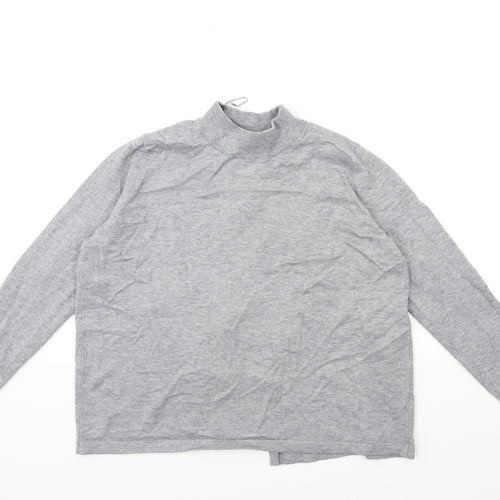 TU Womens Grey  Knit Pullover Jumper Size 12  - open back