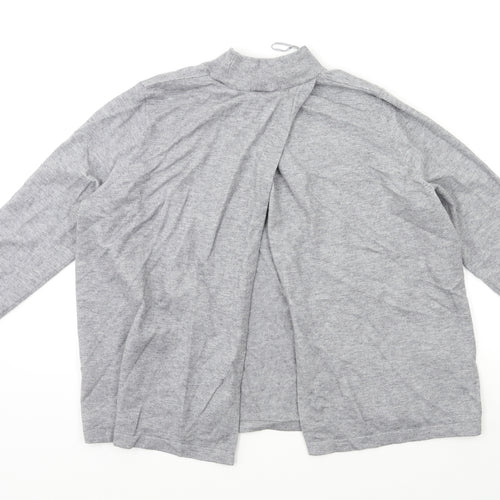 TU Womens Grey  Knit Pullover Jumper Size 12  - open back