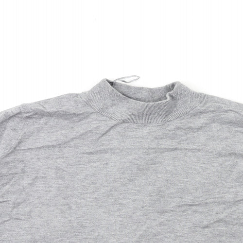 TU Womens Grey  Knit Pullover Jumper Size 12  - open back