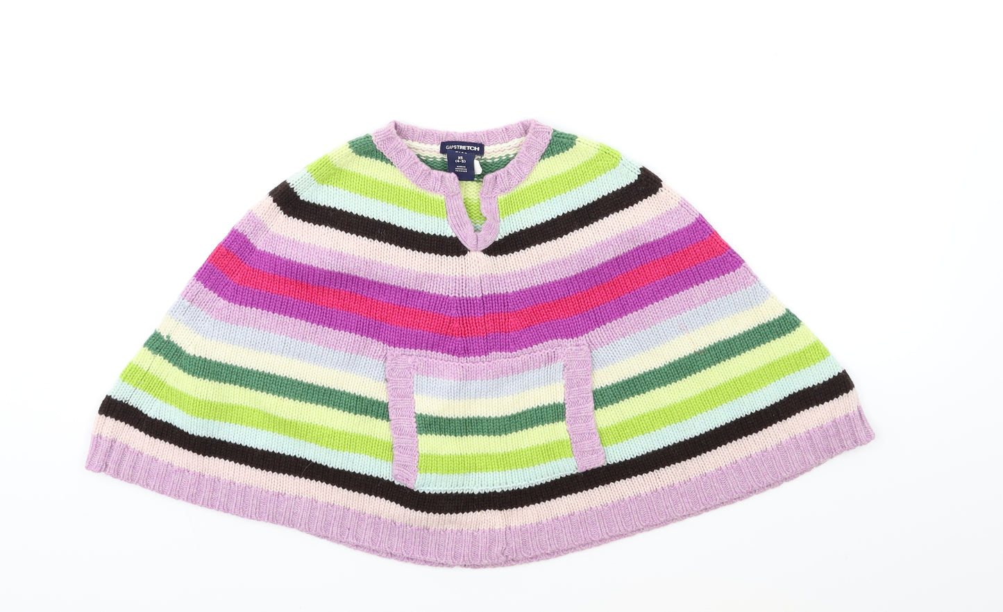 Gap Girls Pink  Knit Jacket Poncho Size 4-5 Years