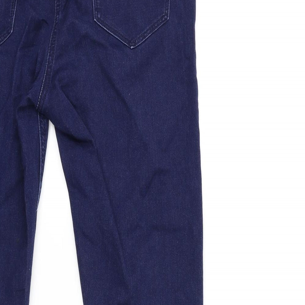 M&Co Womens Blue  Denim Skinny Jeans Size 12 L29 in