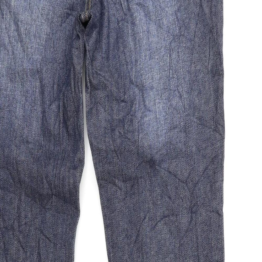 Flashlights Womens Blue  Denim Flared Jeans Size 8 L29 in