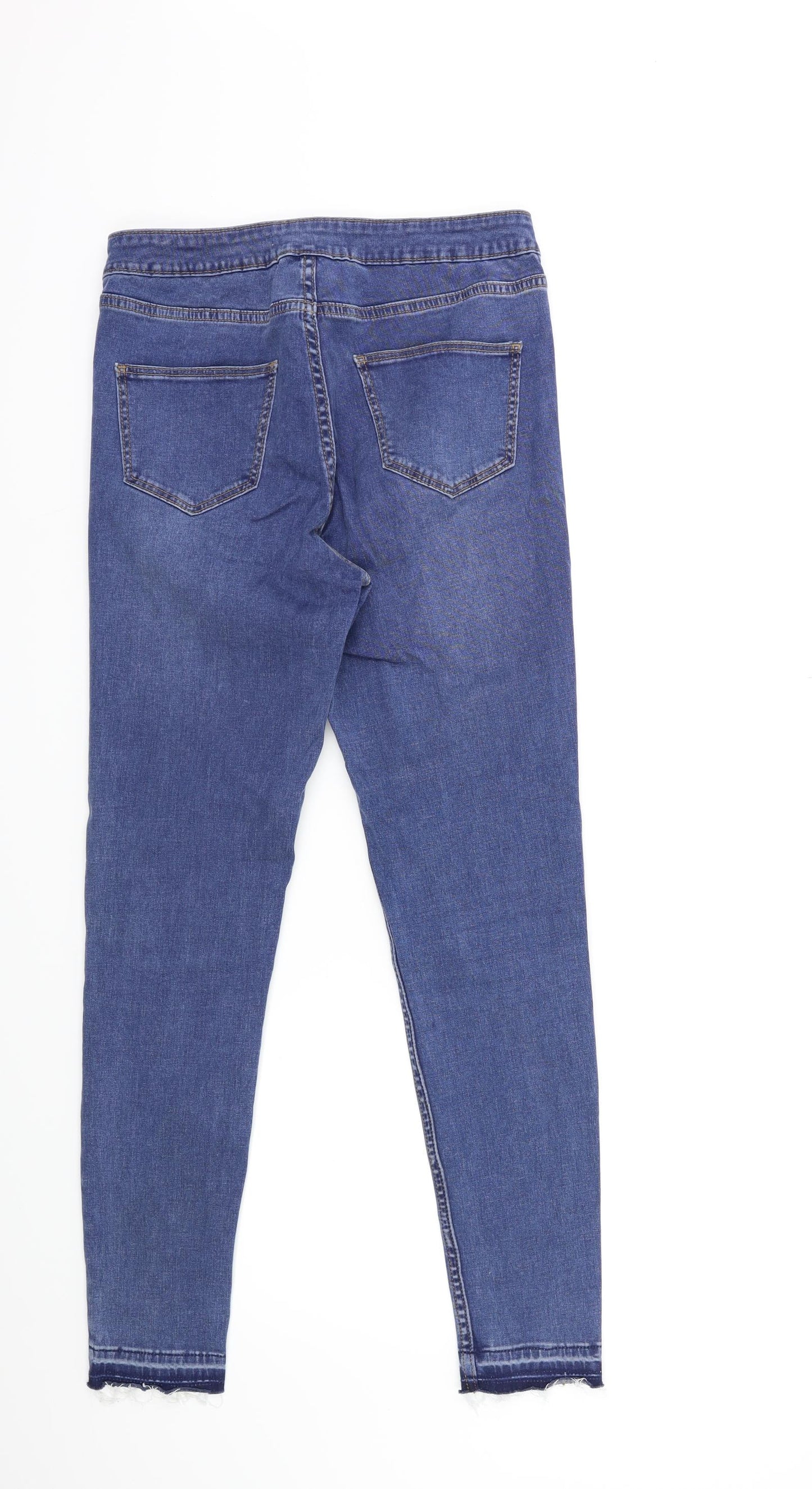 New Look Womens Blue  Denim Skinny Jeans Size 12 L29 in