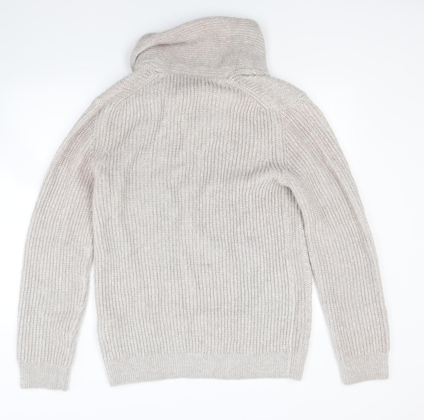 Reiss Womens Beige  Knit Pullover Jumper Size XL