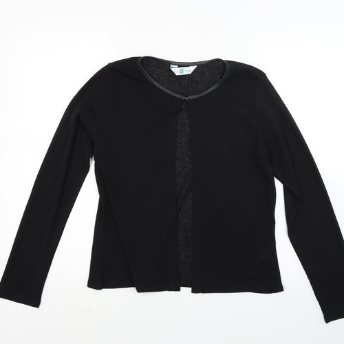 New Look Womens Black   Wrap Blouse Size 14