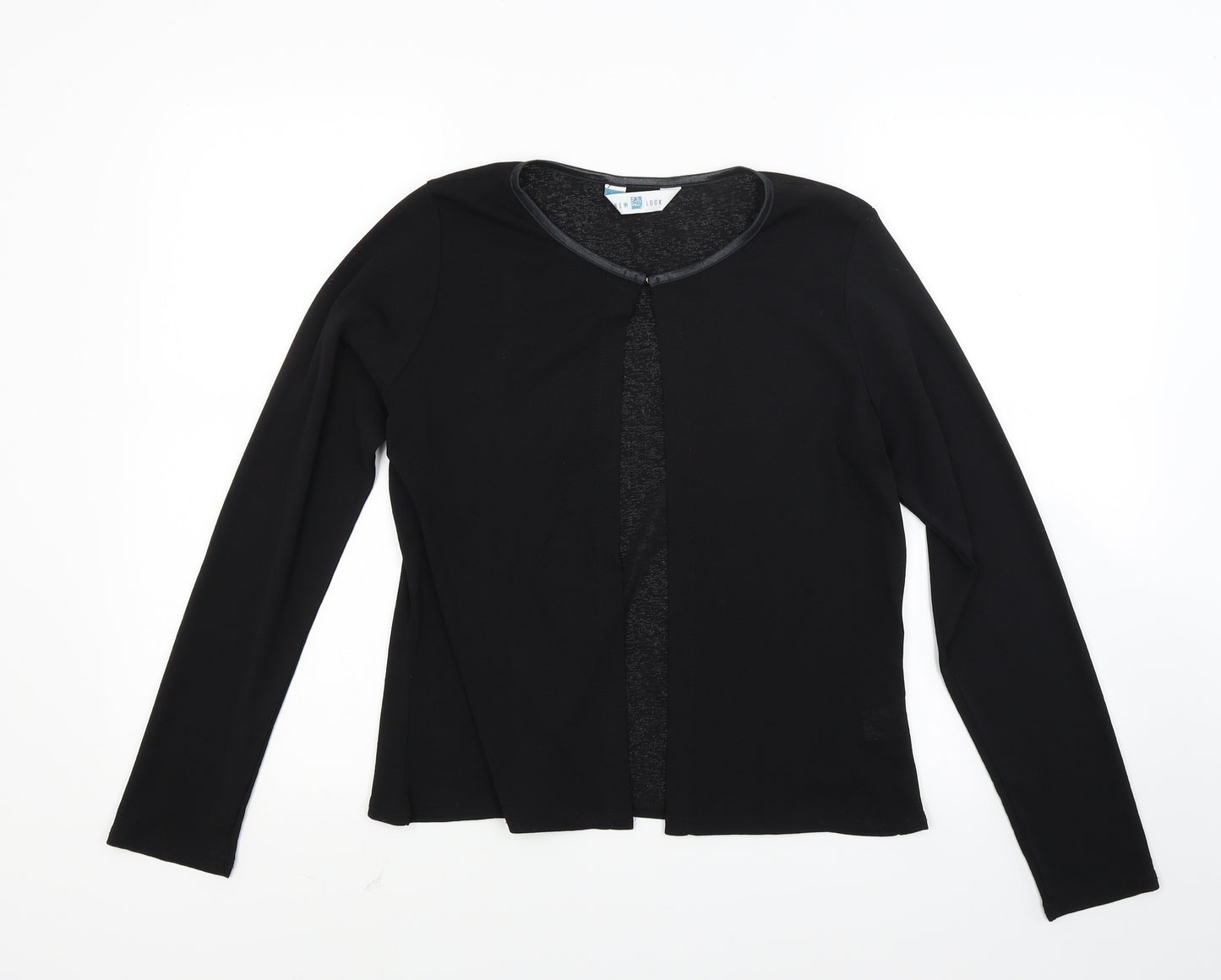 New Look Womens Black   Wrap Blouse Size 14