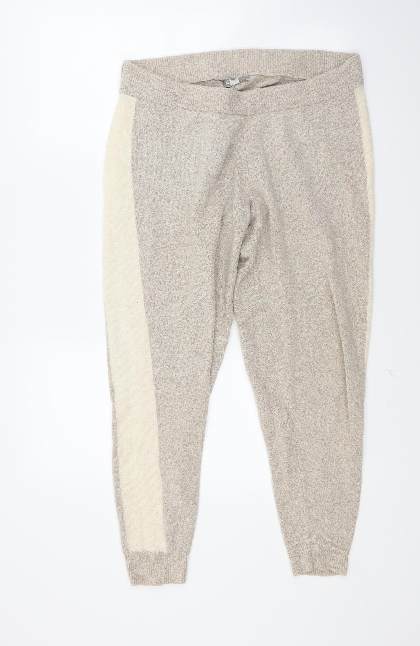 ASOS Womens Brown  Knit Jogger Trousers Size 14 L24 in
