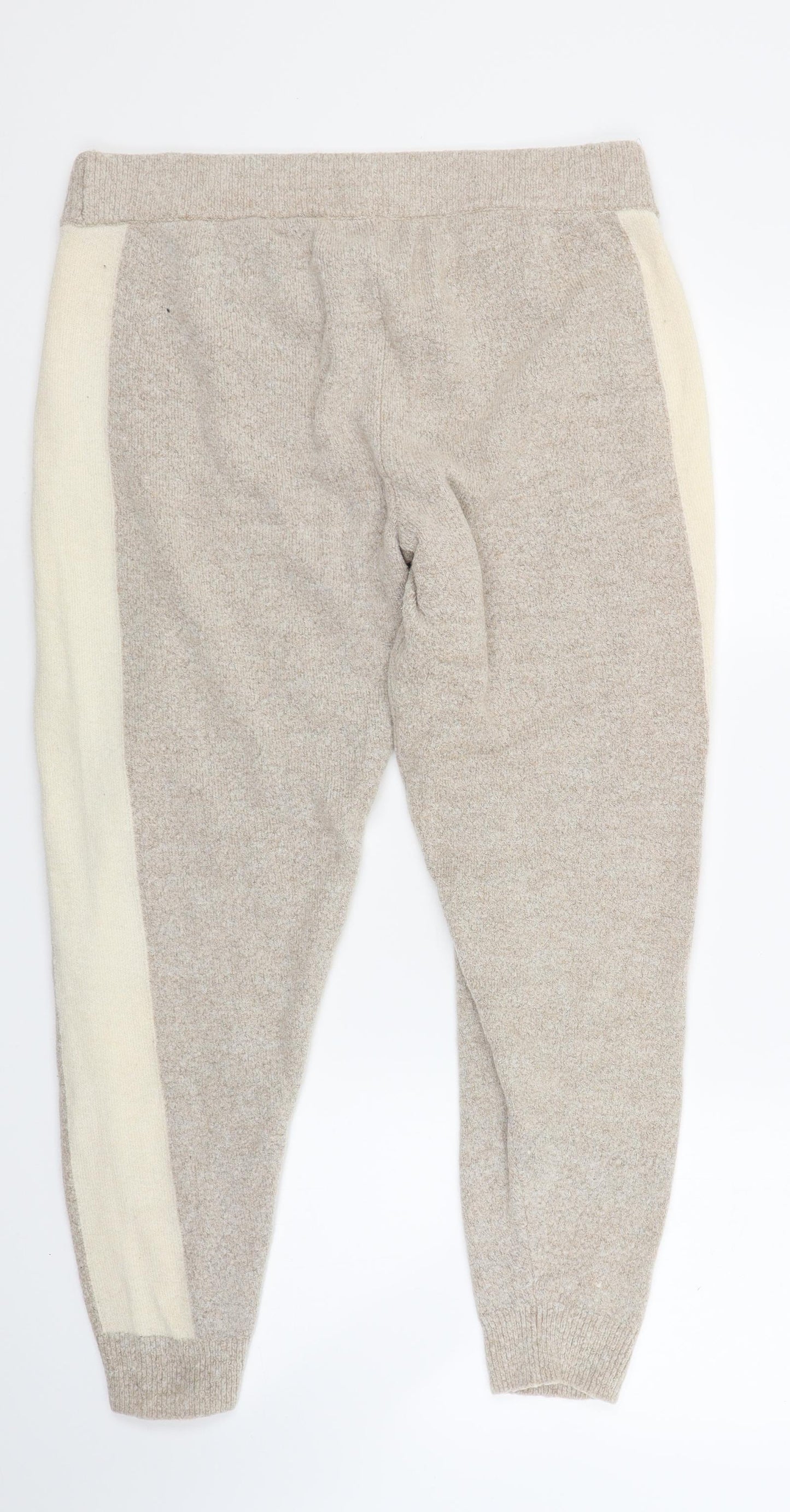 ASOS Womens Brown  Knit Jogger Trousers Size 14 L24 in