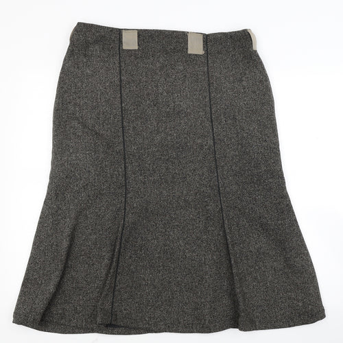 Preworn Womens Brown   A-Line Skirt Size 32 in