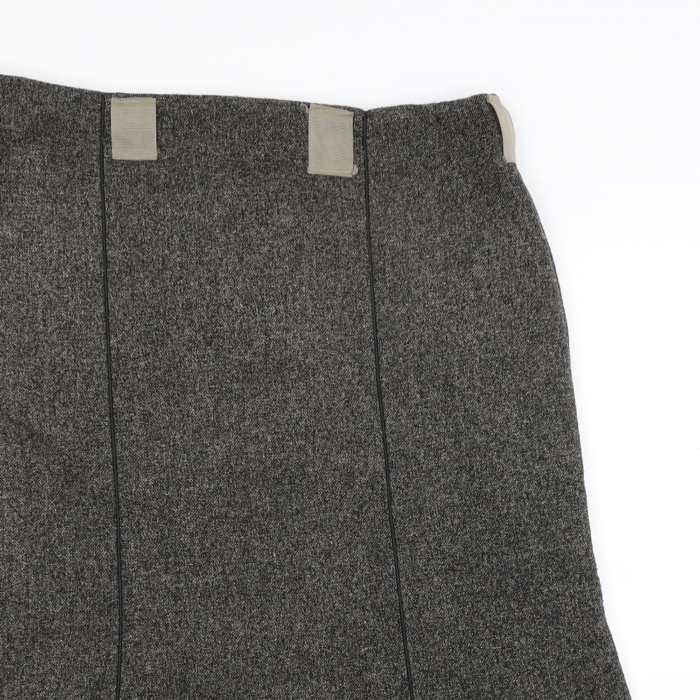 Preworn Womens Brown   A-Line Skirt Size 32 in
