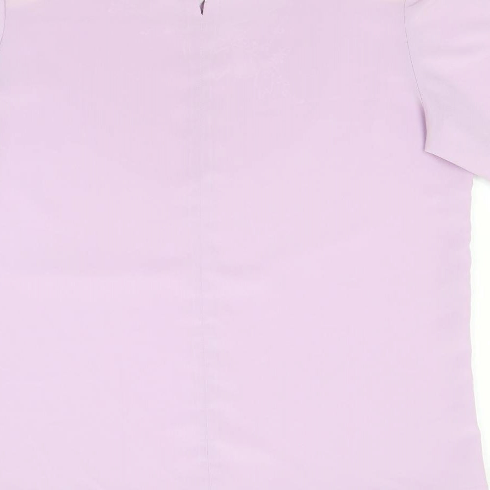 Preworn Womens Purple   Basic Blouse Size 14