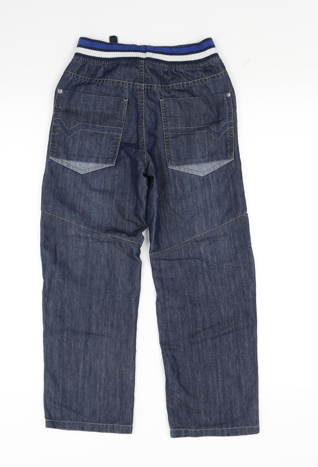 Dunes Boys Blue  Denim Straight Jeans Size 8 Years