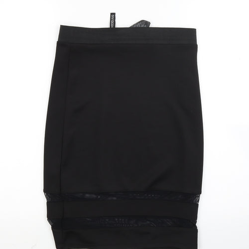 Divided Womens Black   Bandage Skirt Size S