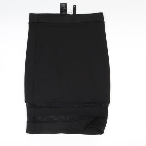 Divided Womens Black   Bandage Skirt Size S