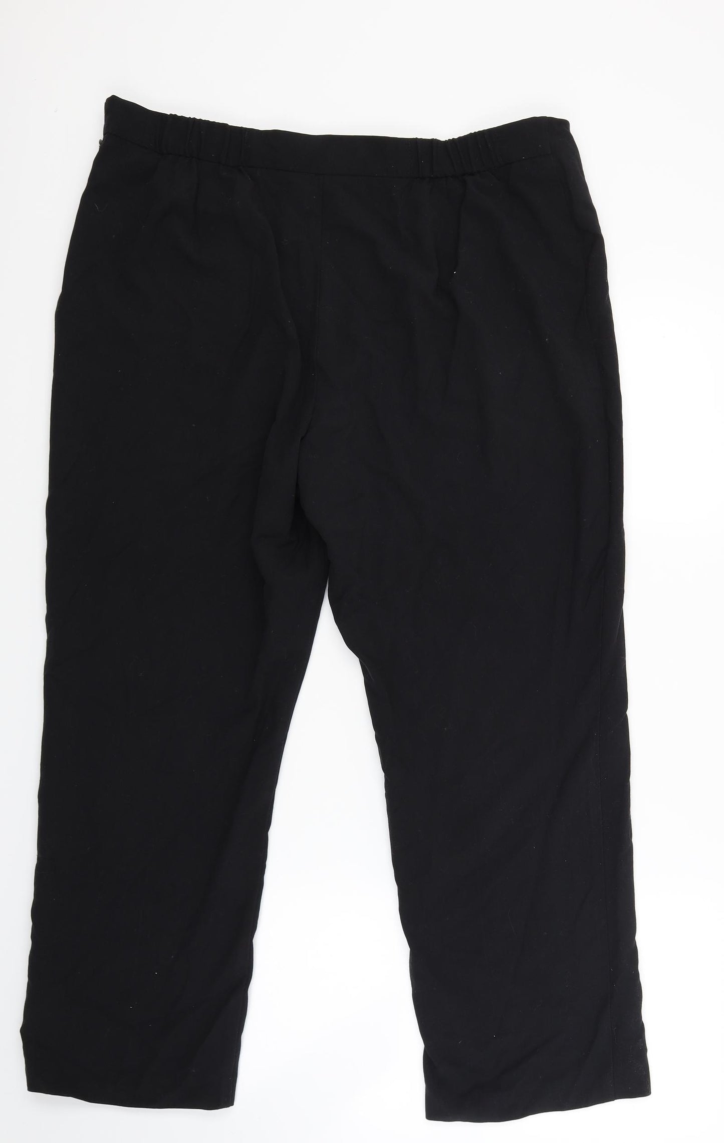 Marks and Spencer Womens Black   Trousers  Size 18 L24 in