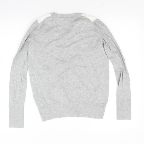 Gap Womens Grey Striped Knit Pullover Jumper Size XS