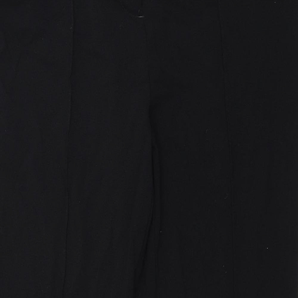 F&F Womens Black   Trousers  Size 12 L26 in