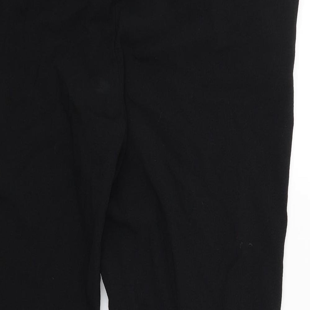 F&F Womens Black   Trousers  Size 12 L26 in