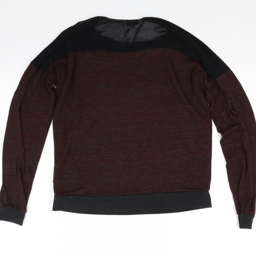 New Look Womens Brown  Knit Pullover Jumper Size 14