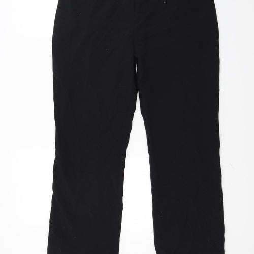 Marks and Spencer Womens Black   Trousers  Size 14 L23 in